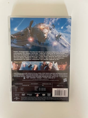 Battleship (DVD) Svensk utgåva.