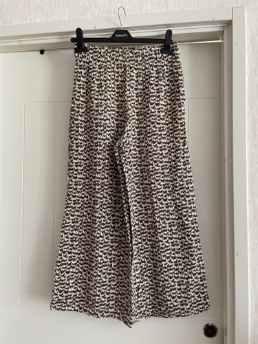 Leopard byxor i viskos xs/s