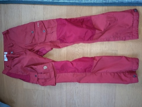 Fjällräven Vidda pro röda byxor, storlek 38 W
