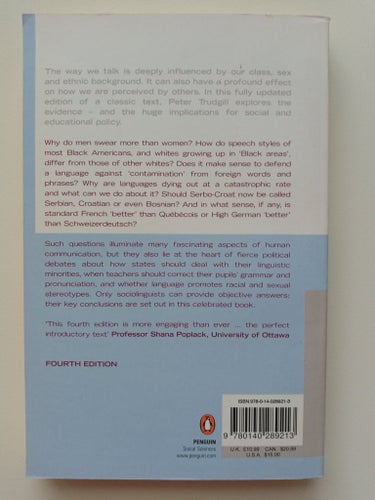 Sociolinguistics av Peter Trudgill, 2000