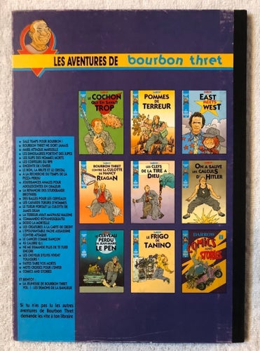 Les Adventures De Bourbon Thret: Comics and Stories HC Geof Darrow SIGNED Aedena