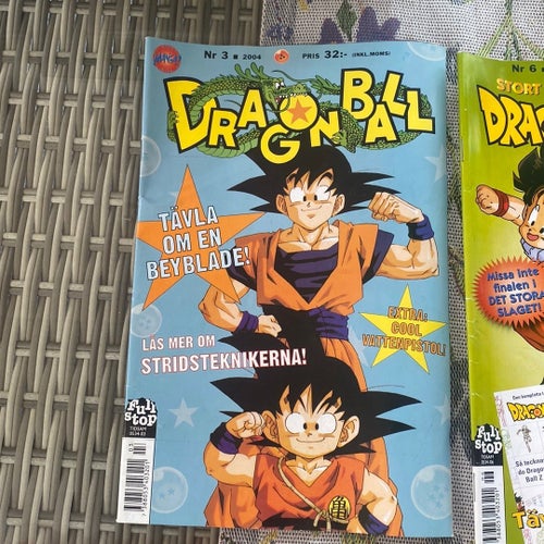 5st Dragon Ball z serietidningar