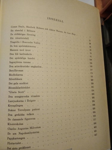 En skandal i Böhmen - Arthur Conan Doyle. bok, inbunden. Very Good. BM