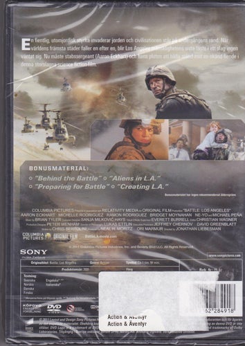 DVD / World Invasion: Battle Los Angeles / Michelle Rodriguez / Ny & Inplastad