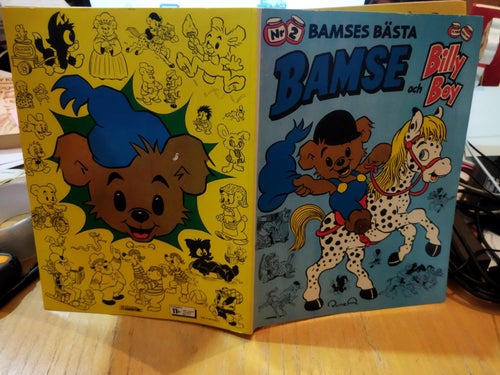 Bamses bästa nr 2 Bamse och Billy Boy. Fine plus