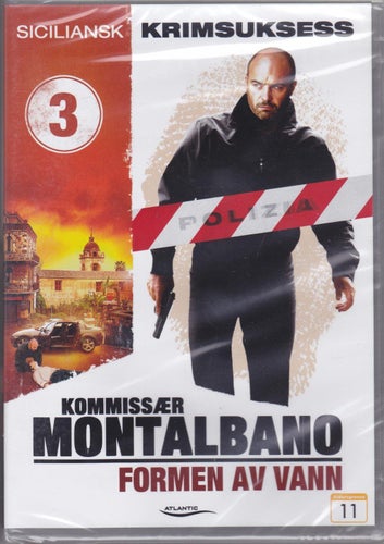 DVD / Kommissarie Montalbano # 3: Formen Av Vatten / Ny & Inplastad