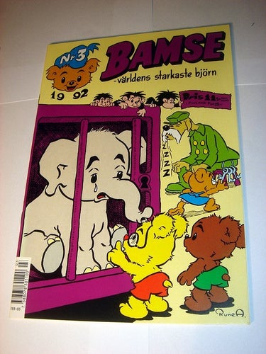 BAMSE 1992 3 (svensk) NY OLÄST