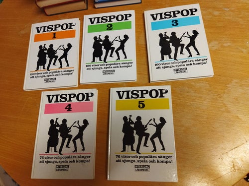 Vispop 1-5 av Börje Stålhammar. Bok. Very Fine plus
