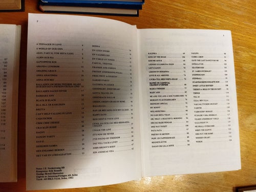 Vispop 1-5 av Börje Stålhammar. Bok. Very Fine plus