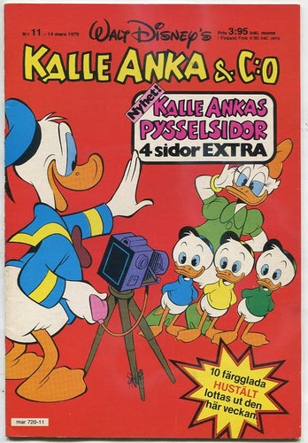 Kalle Anka 1979 nr 11 Massor av självförtroende MED pysselsi