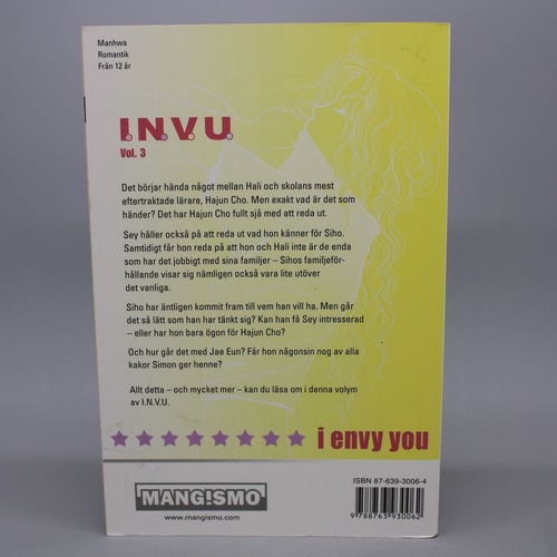 I.N.V.U. i envy you Vol 3 , Kang Won Kim - Manga på Svenska