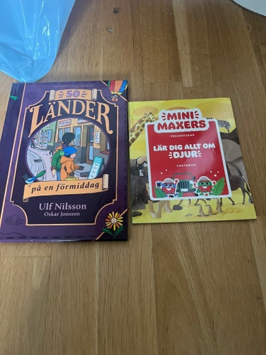 Bokpaket: 50 Länder på en förmiddag av Ulf Nilsson och Mini Maxers: Lär dig