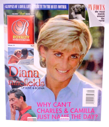 Royalty Magazine Volume 14 No 9-Princess Diana-circa 1990s-English-spine damaged