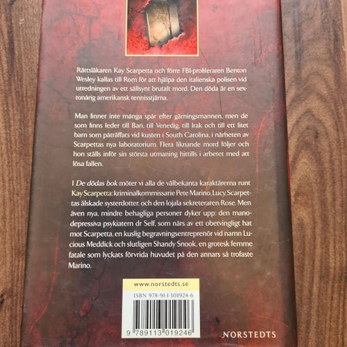 De dödas bok av Patricia Cornwell