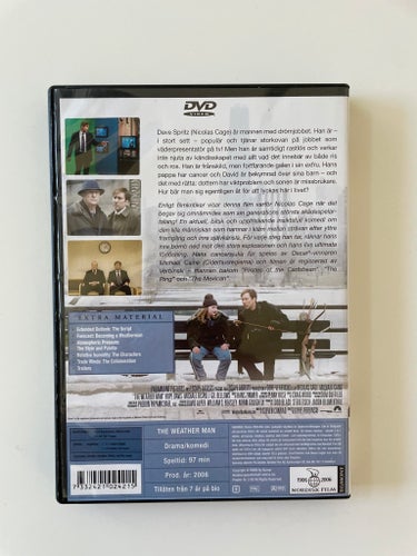 The Weather Man (DVD) Nicolas Cage och Michael Caine. Svensk utgåva.