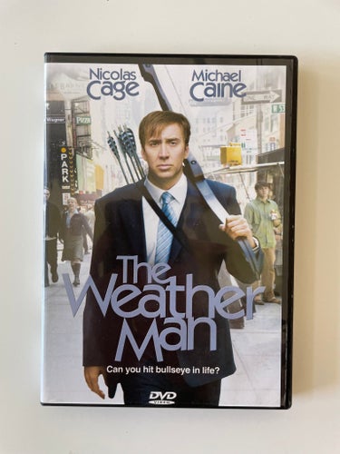 The Weather Man (DVD) Nicolas Cage och Michael Caine. Svensk utgåva.