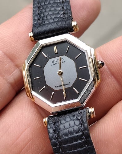 Sällsynt 1981 SEIKO Lassale Centennial av Kintarō Hattori 8420-5209 Damklocka