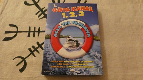 Göta Kanal 1, 2, 3 - Alla tre filmerna i en box (DVD). Ny och inplastad!