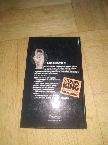 FÖRBANNELSE av Stephen King alias Richard Bachman, 1982