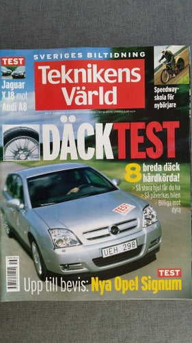 Teknikens Värld nr 16 2003: BMW Z4 3,0, Porsche Boxster S, beg Mercedes S-Klass
