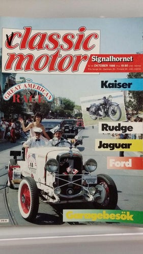 Classic Motor nr 10 1986: Kaiser 1954, Jaguar XK 140, Rover Convertible 1953