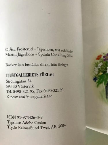 FABIAN OCH FLORA BLAND BLÅKLICKAR OCH RÖDPLUTTAR Åsa Frosterud-Jägerborn 2004