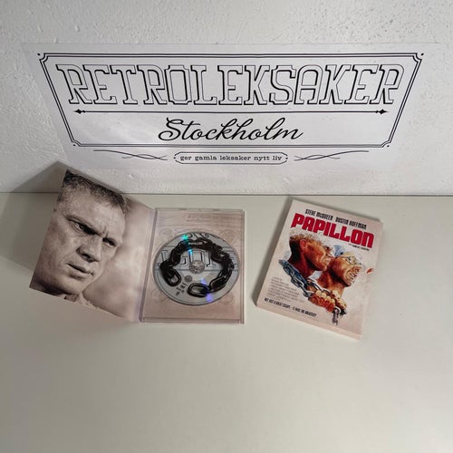 DVD - Papillon - Snygg papputgåva. Steve McQueen Dustin Hoffman