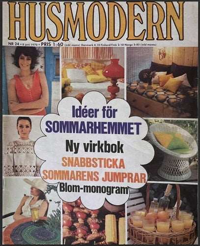 Husmodern 24 1970 Eva Rydberg, Marianne Käck, Stefan Almqvist, Mimmo Wåhlander