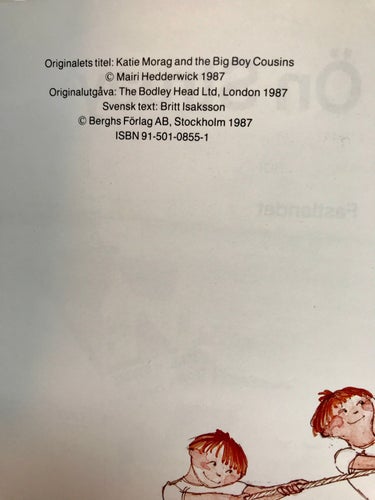 KATIE MORAG OCH DE STORA KUSINERNA Mairi Hedderwick 1987
