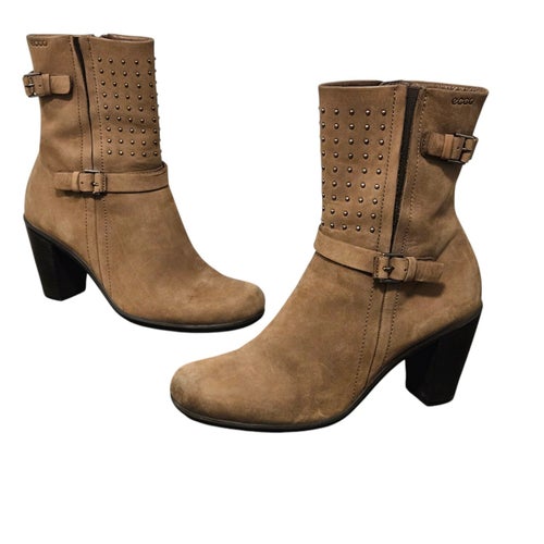 Ecco Touch 75 Stövletter Boots Mocka Storlek 36