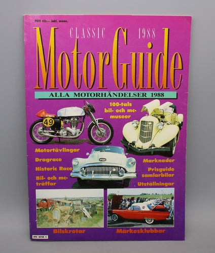 Classic MotorGuide Alla Motorhändelser 1988