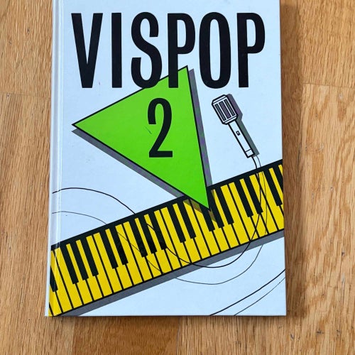 bok Vispop 2 , med noter o texter