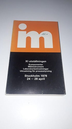 IM XI utställningen komponenter mätinstrument m.m 1978