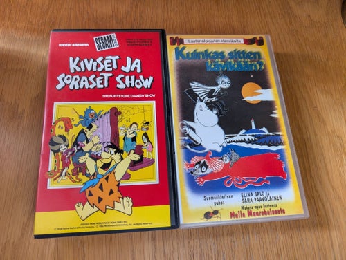 Finska/Suomi VHS Kiviset ja Soraset Show & Kuinkas Sitten Kävikään?