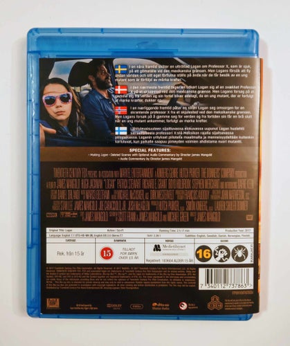 LOGAN - Hugh Jackman - Spegelblank Bluray - billig frakt 12 kr !!!