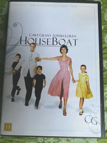 THE HOUSEBOAT Dadda för tre 1958 Cary Grant Sophia Loren Sv.textad