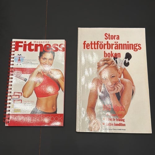 Stora fettförbränningsboken & Fitness Magazine Träningsdagbok