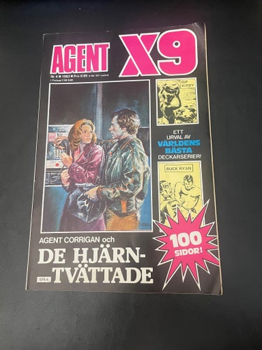 AGENT X9: Agent Corrigan och de Hjärntvättade, 1983