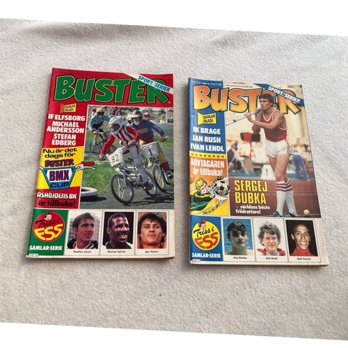 Buster Nr 17 och 18 1986