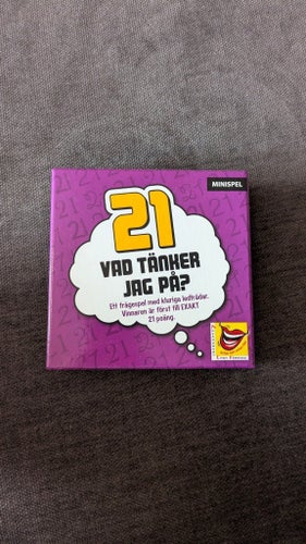 21 Vad tänker jag på? Minispel