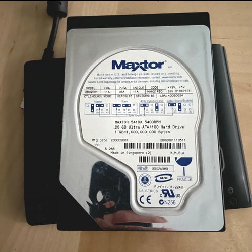 Maxtor 541DX 3,5 Series 20 GB IDE HDD