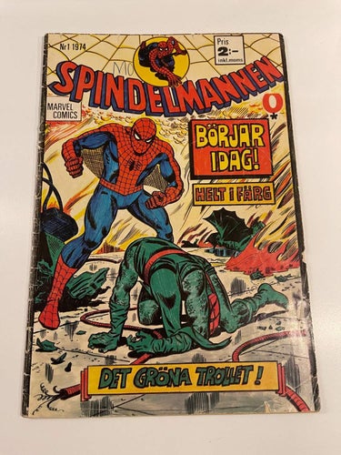 * Spindelmannen , Nr 1 - 1974  *