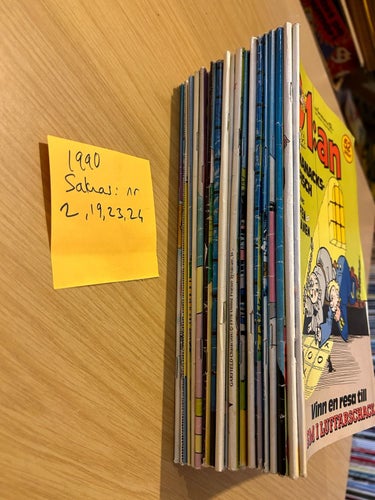 Samling 91:an 1990 flera nummer
