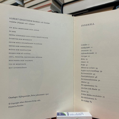 En bok av Albert Engström. Bok. Very Fine