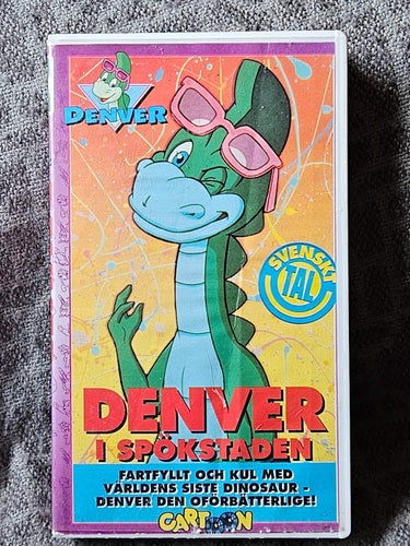 DENVER I SPÖKSTADEN - SVENSK TAL - VHS .