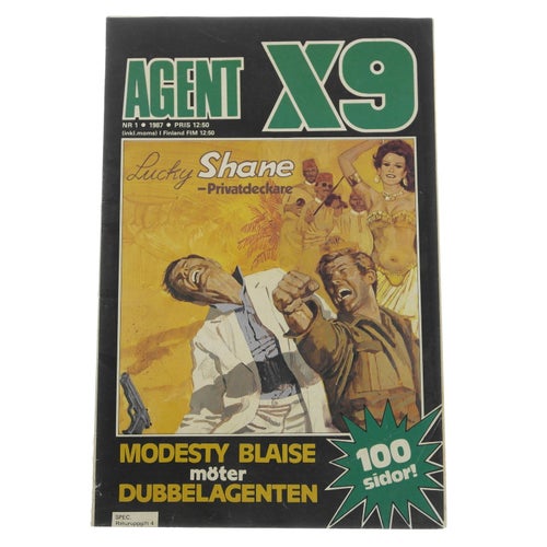 Agent X9 - 1987 - NR 1 - Modesty Blaise möter dubbelagenten