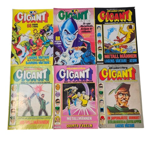 Gigant DC/Marvel - 10 st 1977-1985
