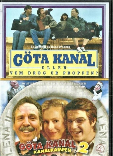 ** GÖTA KANAL + Göta Kanal 2 ( 2 dvd´s ) **