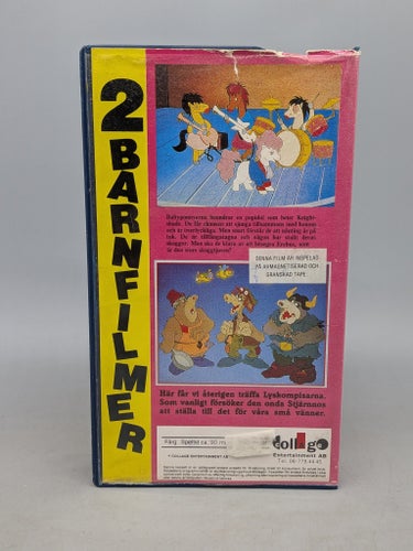 Dubbel VHS - My Little Pony / Lyskompisarna och deras vänner - Svenskt tal