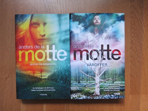 Slutet på sommaren och Våroffer av Anders de la Motte, 2016, 2017